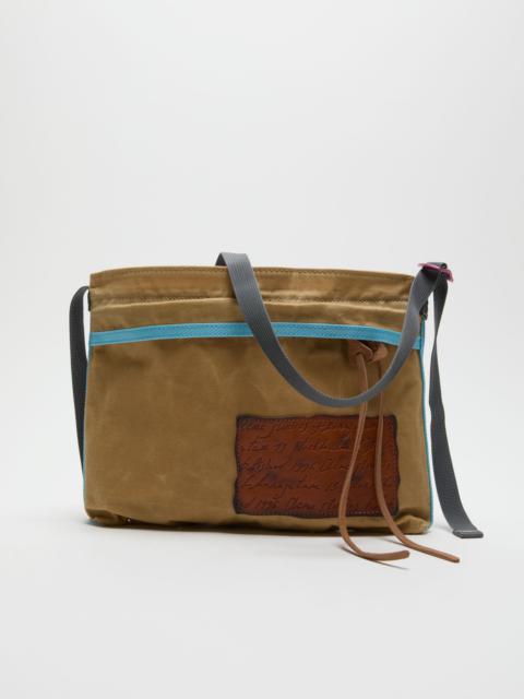 Acne Studios Canvas crossbody - Beige/blue