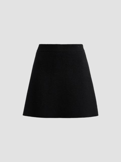 LISA YANG Women's Clare Cashmere A-Line Miniskirt - Black