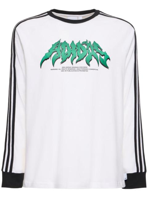 adidas Originals Flames cotton long sleeve t-shirt