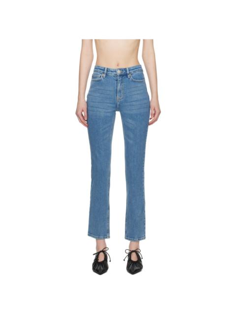 Blue Stellen Jeans