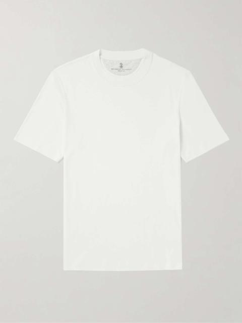 Cotton and Silk-Blend Jersey T-Shirt
