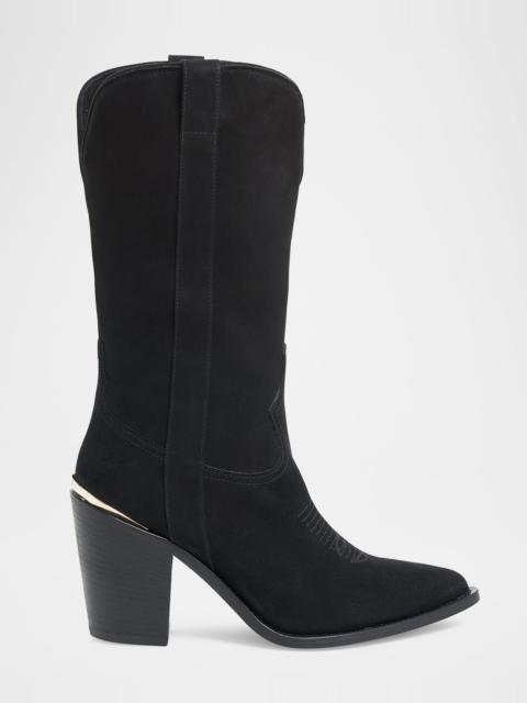 PARTLOW Leigh Anne Suede Western Boots