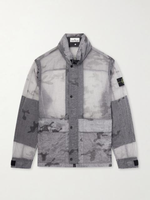 Stone Island Camouflage-Print Shell Jacket
