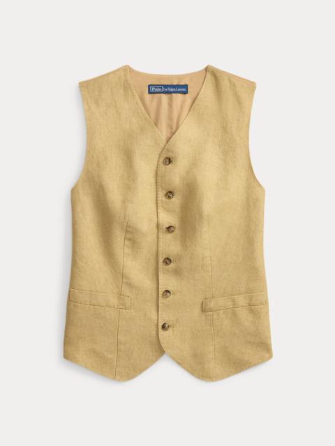 Polo Ralph Lauren Buttoned Délavé Linen Vest