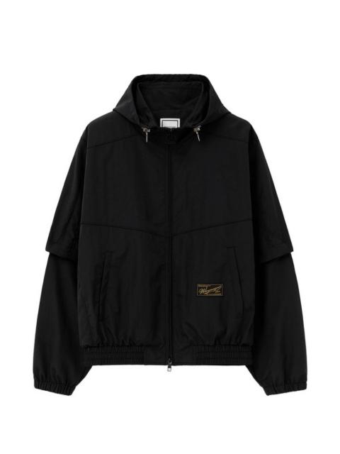 Wooyoungmi layered-sleeve hooded jacket