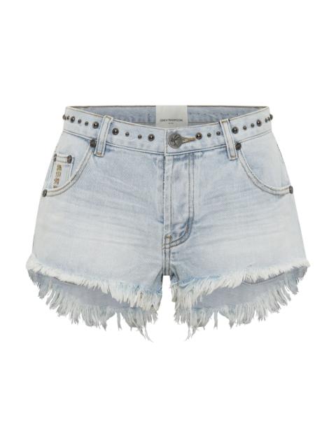ONE TEASPOON Bonitas Low Waist Denim Shorts - Hustler