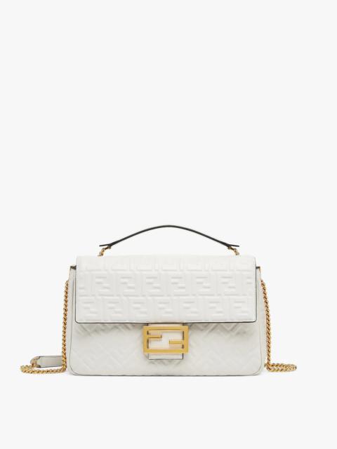 FENDI White nappa leather bag