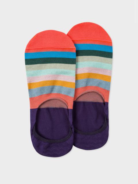 Paul Smith Purple 'Artist Stripe' Loafer Socks