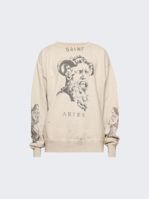 Aries Crewneck Sweatshirt Grey