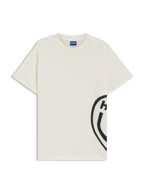 HUGO COTTON-JERSEY T-SHIRT WITH COLLECTION GRAPHIC