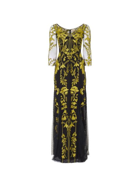 Temperley London Thisbe V-neck gown