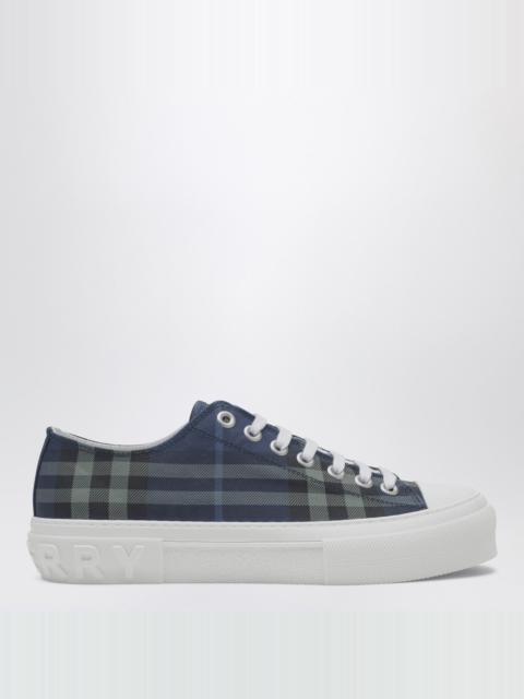 Burberry Blue Check cotton sneakers