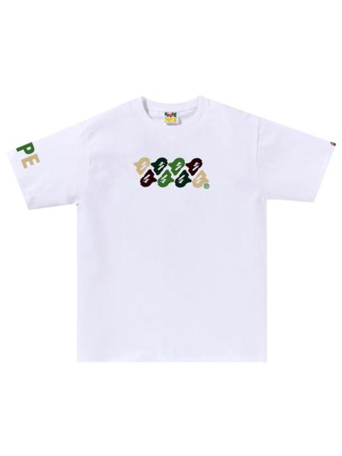 BAPE ABC Camo Tee 'White/Green'