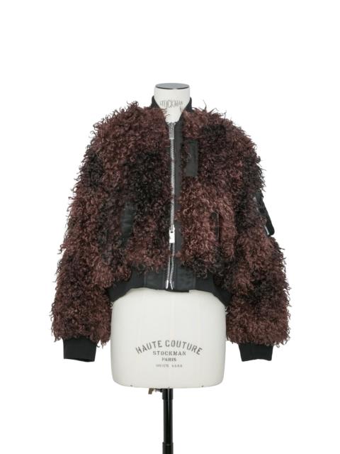 sacai Curly Faux Fur Blouson