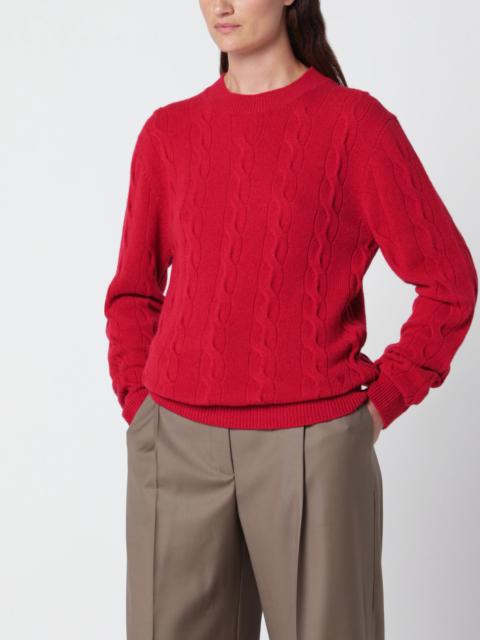 AMI Paris Red merino wool sweater