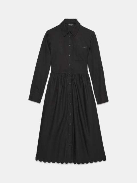 kate spade Essential Scalloped Midi Shirtdress