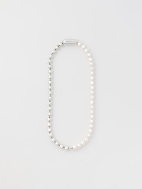 Ambush PEARL BALL CHAIN MIX SHORT NECKLACE L