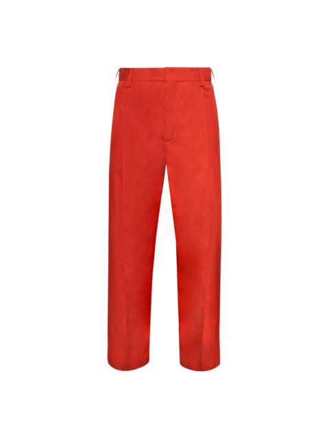 straight-leg trousers