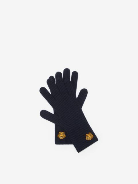 KENZO Tiger Crest wool gloves