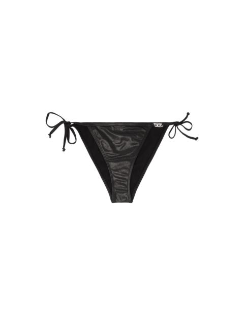 Diesel SIDE-TIE BIKINI BOTTOMS IN SHIMMERY FABRIC