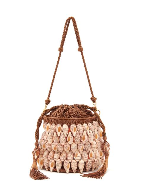 ULLA JOHNSON Nadia Seashell Bucket Bag neutral