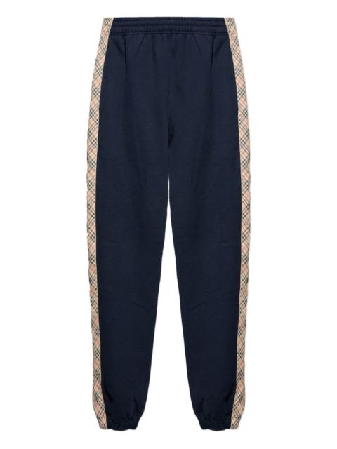 Burberry check-trim track pants