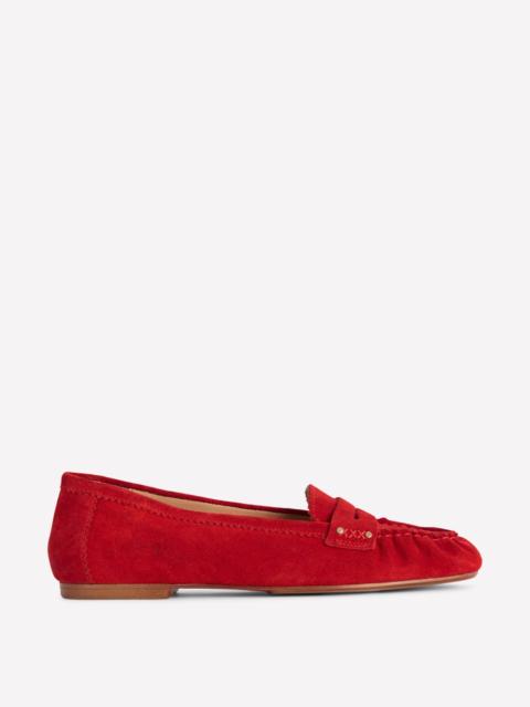 BODEN Classic Penny Loafers-Red