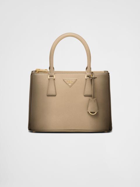 Sand Beige Small Leather Prada Symbole Bag With Topstitching