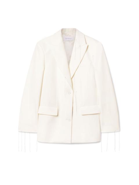 Off-White Wo Blend Stitching Tomboy Jacket