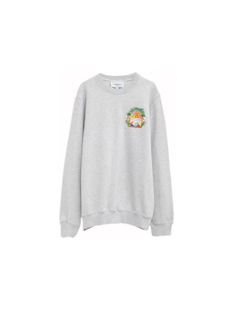 CASABLANCA Casablanca Triomphe d'Orange Sweatshirt Grey