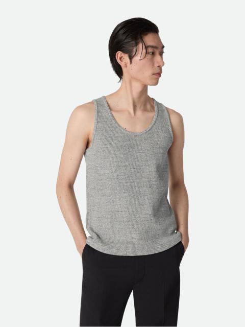 Bottega Veneta Melange Cotton Rib Tank Top