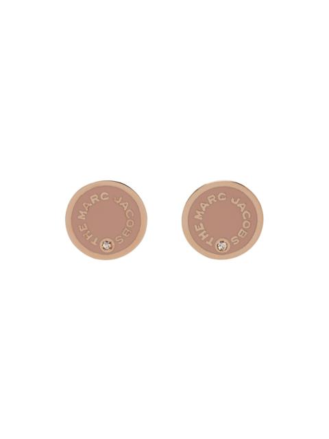 Rose Gold Medallion Earrings