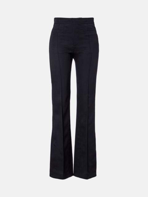 Chloé Virgin wool gabardine flared pants