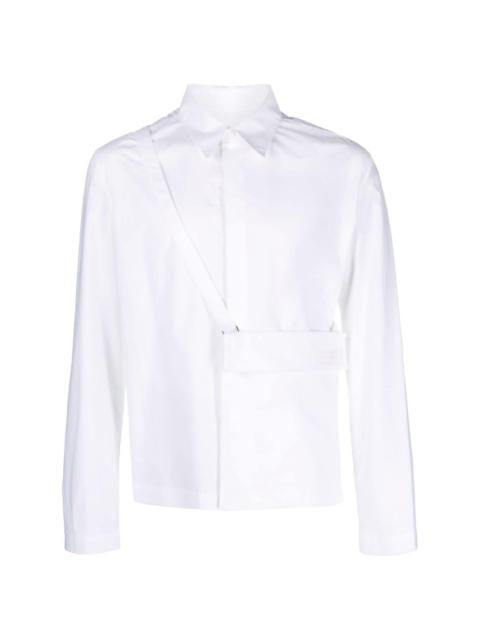 MM6 Maison Margiela pouch-embellished cotton shirt