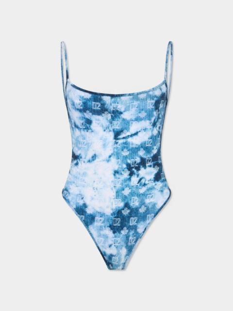 DSQUARED2 D2 MONOGRAM ONE-PIECE