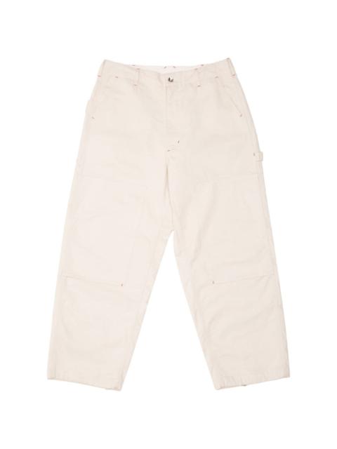 patch-pocket cotton trousers