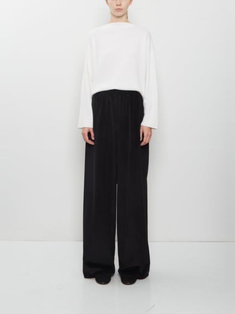 DUŠAN Cotton Corduroy Pajama Pants — Black