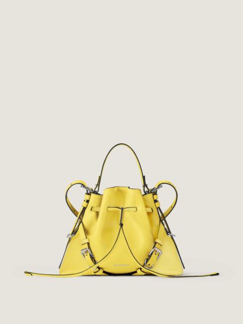 Givenchy SMALL VOYOU BUCKET BAG IN SHINY LEATHER