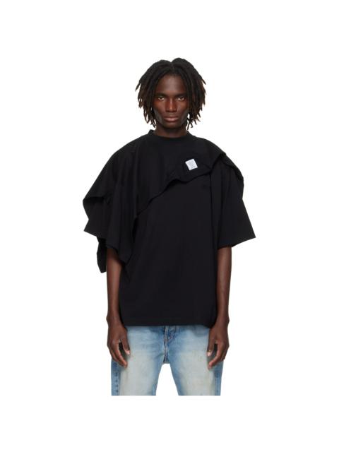 VETEMENTS Black Double Layered T-Shirt