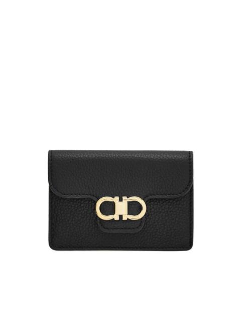FERRAGAMO Gancini calfskin keyring wallet