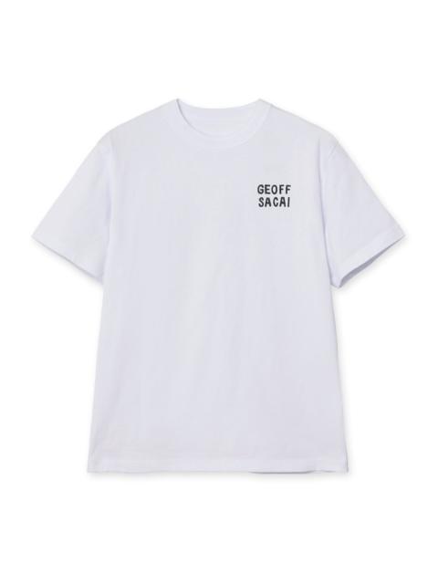 sacai geoff sacai Embroidery T-Shirt