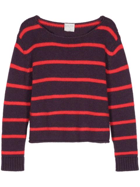 forte_forte striped virgin-wool jumper