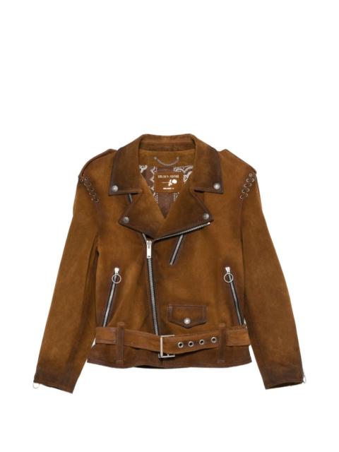 Golden Goose studded belted jacket