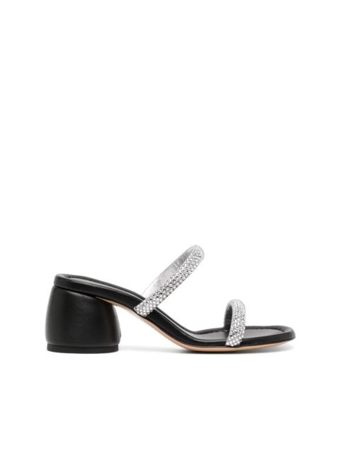 Eline 55mm leather mules