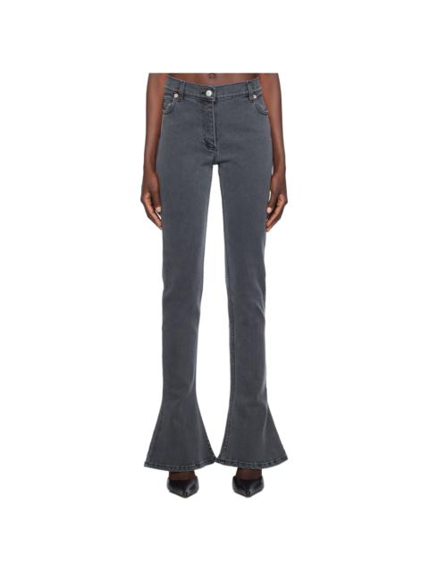 MAGDA BUTRYM Gray Flare Jeans