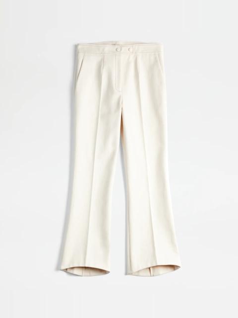 Tod's TRUMPET-SHAPED TROUSERS - BEIGE