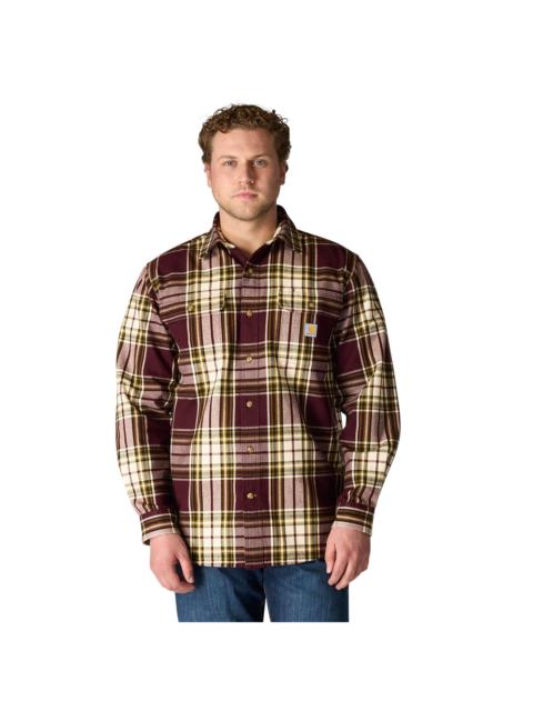 Carhartt Loose Fit Heavyweight Flannel Long-Sleeve Plaid Shirt