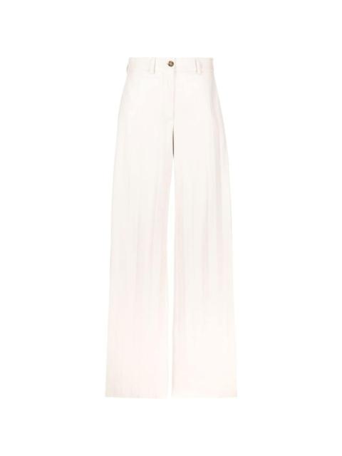MSGM high-waisted straight-leg trousers