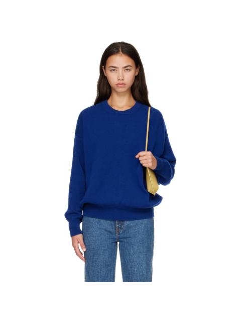 &DAUGHTER Blue Innes Slouch Crewneck Sweater