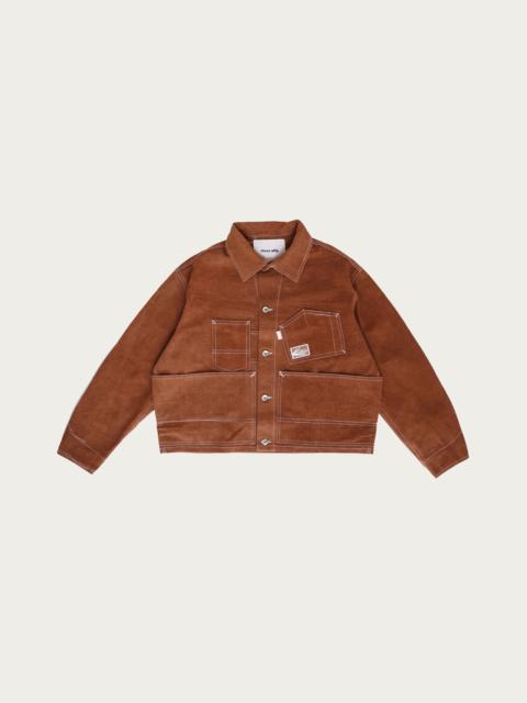 Story mfg. Station Jacket - Brown Wonky-Wear